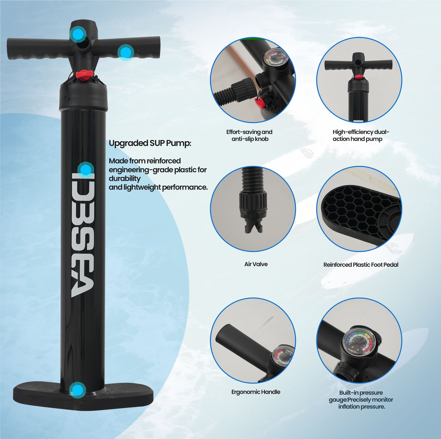 Genreen Inflatable Paddle Board Stand up Paddle Board with Premium SUP Accessories