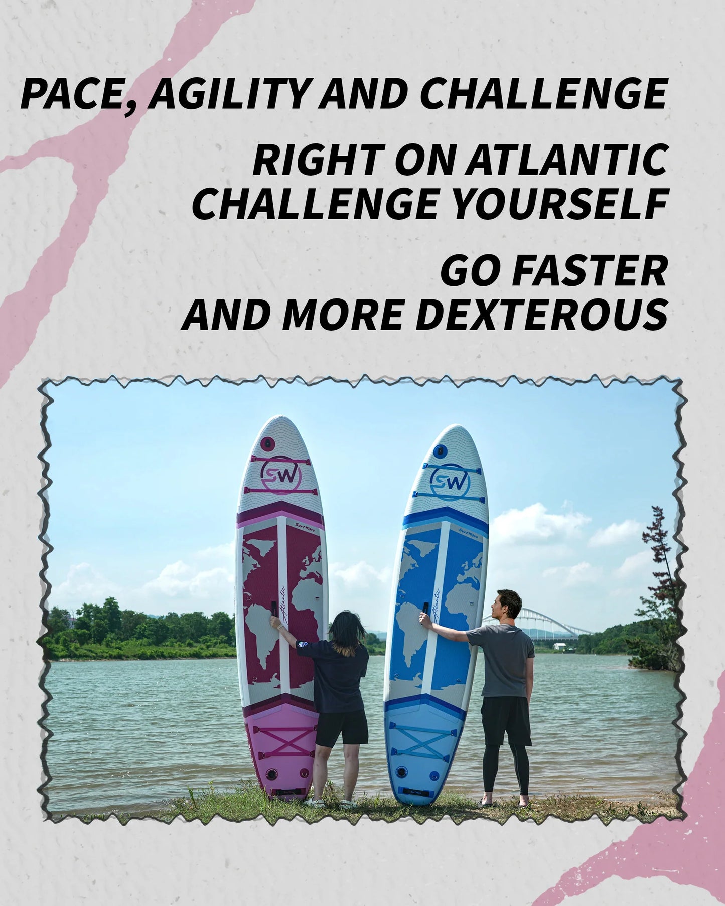 Surfwave-Inflatable Paddle Board Stand Up Surfboard 11'x34"x6" with Sup Accessories,Carry Bag,Fast Pumping ,Non-Slip Comfort Deck for Adults/Youth