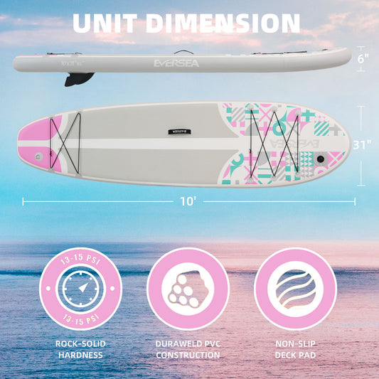 MSEASFREE Inflatable Paddle Board Stand up Paddle Board with Premium SUP Accessories