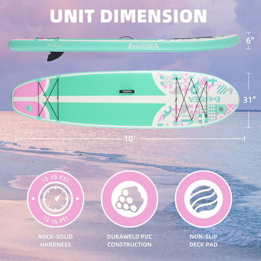 MSEASFREE Inflatable Paddle Board Stand up Paddle Board with Premium SUP Accessories