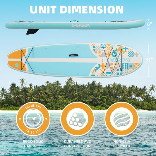 MSEASFREE Inflatable Paddle Board Stand up Paddle Board with Premium SUP Accessories