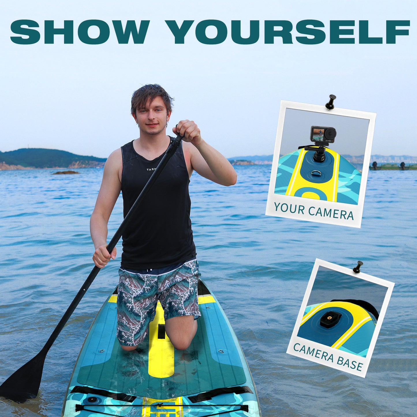 Inflatable Stand up Paddle Board 11 ft 6 in Paddle Board with Full SUP Premium Accessories