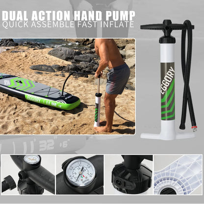 EGGORY-11 ft Inflatable Paddle Boards Stand Up Paddle Board with Premium SUP Accessories for Youth & Adults