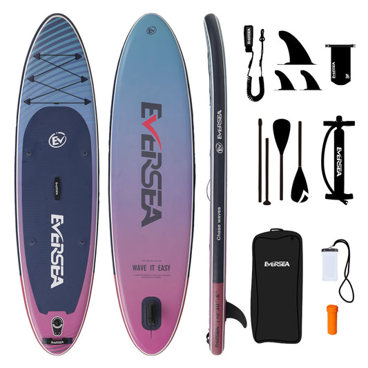 MSEASFREE Inflatable Paddle Board Stand up Paddle Board 10' SUP Board for Youth & Adults