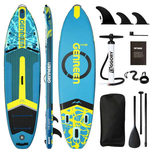 Inflatable Stand up Paddle Board 11 ft 6 in Paddle Board with Full SUP Premium Accessories