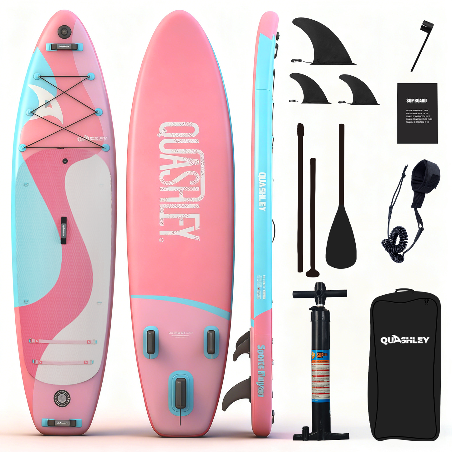 Inflatable Stand Up Paddle Board,Inflatable Paddleboards 32/34 Inch Wide,All Around SUP for Beginners with Lightweight Paddle,Hand Pump,Backpack,Leash,Durable & Portable iSUP Board