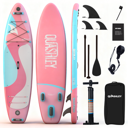 Inflatable Stand Up Paddle Board,Inflatable Paddleboards 32/34 Inch Wide,All Around SUP for Beginners with Lightweight Paddle,Hand Pump,Backpack,Leash,Durable & Portable iSUP Board