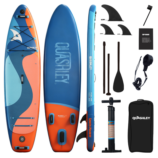 Inflatable Stand Up Paddle Board,Inflatable Paddleboards 32/34 Inch Wide,All Around SUP for Beginners with Lightweight Paddle,Hand Pump,Backpack,Leash,Durable & Portable iSUP Board