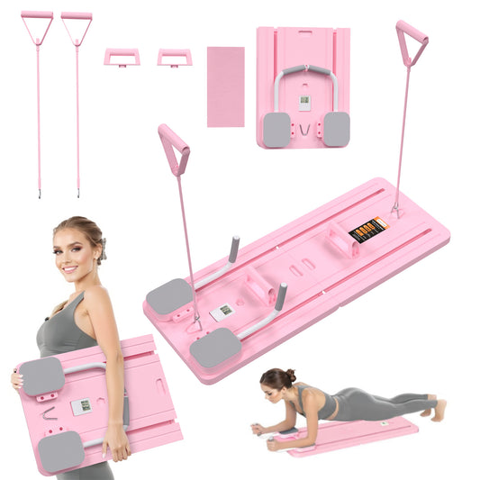 Multifunctional Abdominal Board Multifunctional Pilates Board Ab Exercisers Foldable and Portable Abdominal Training Board for Home