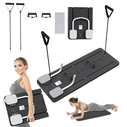 Multifunctional Abdominal Board Multifunctional Pilates Board Ab Exercisers Foldable and Portable Abdominal Training Board for Home
