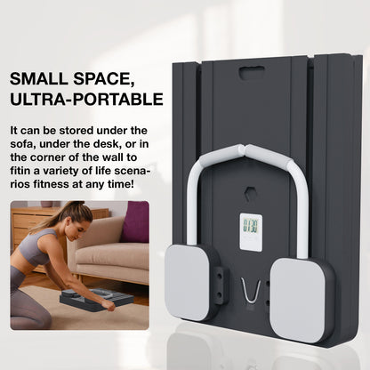Multifunctional Abdominal Board Multifunctional Pilates Board Ab Exercisers Foldable and Portable Abdominal Training Board for Home