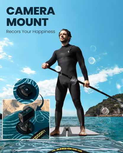 Inflatable Stand Up Paddle Boards 11'x34"x6"with Premium SUP Paddle Board Accessories, Wide Stable Design, Anti-Slip Comfort Deck for Water sports for Youth & Adults