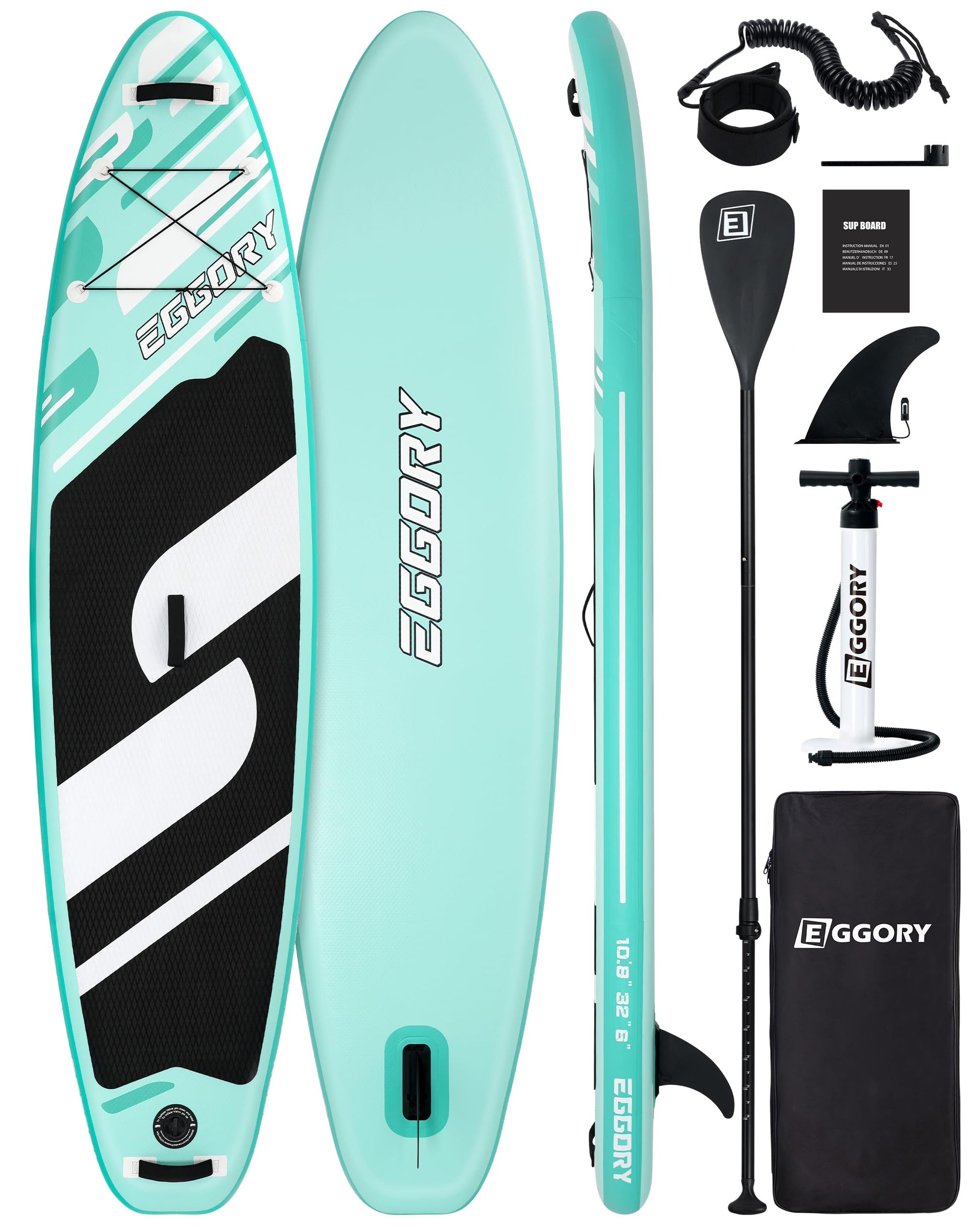 Inflatable  Paddle Boards 10'8 with Premium SUP Paddle Board Accessories