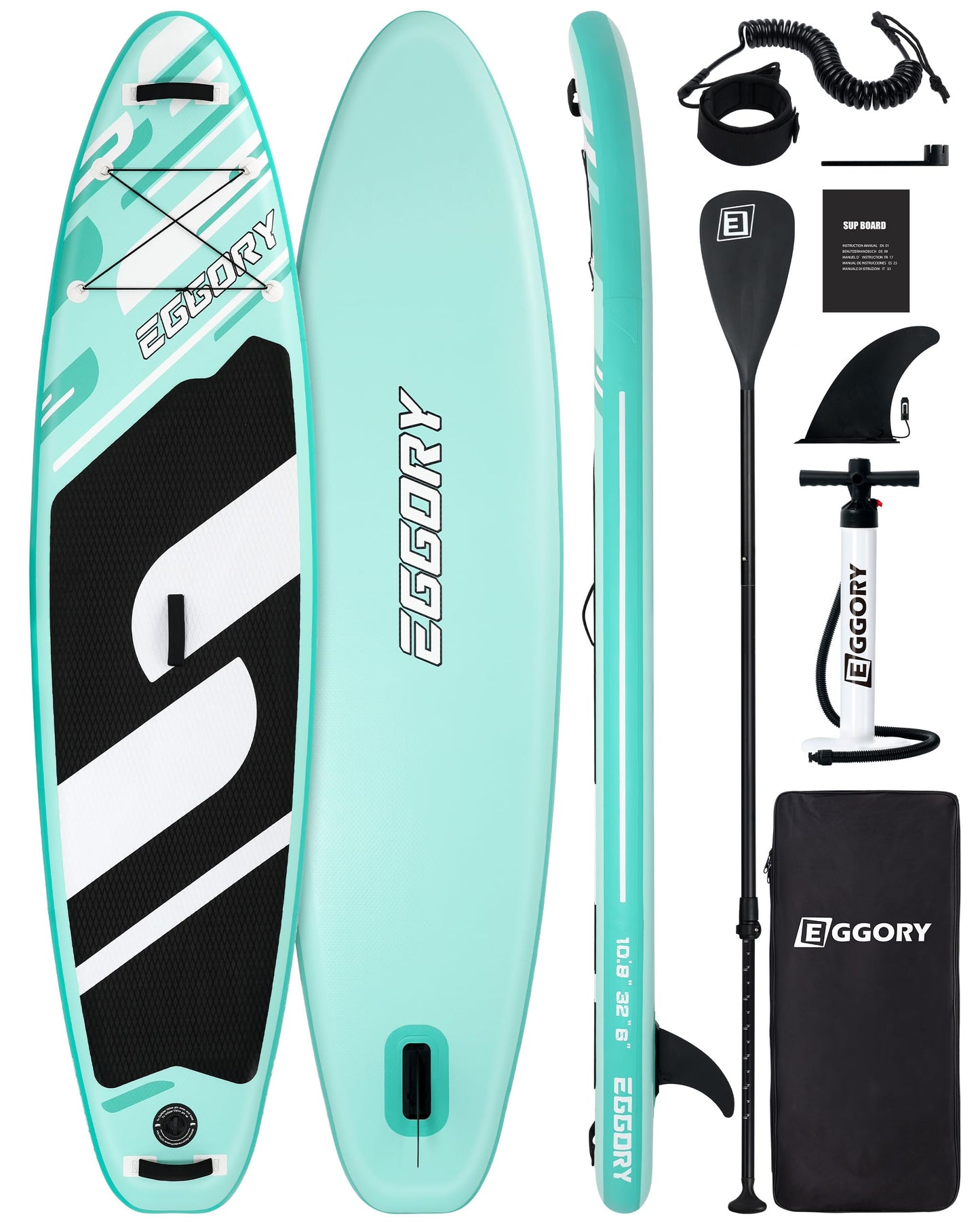 Inflatable  Paddle Boards 10'8 with Premium SUP Paddle Board Accessories