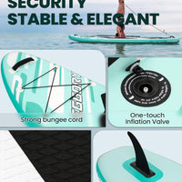 Inflatable  Paddle Boards 10'8 with Premium SUP Paddle Board Accessories