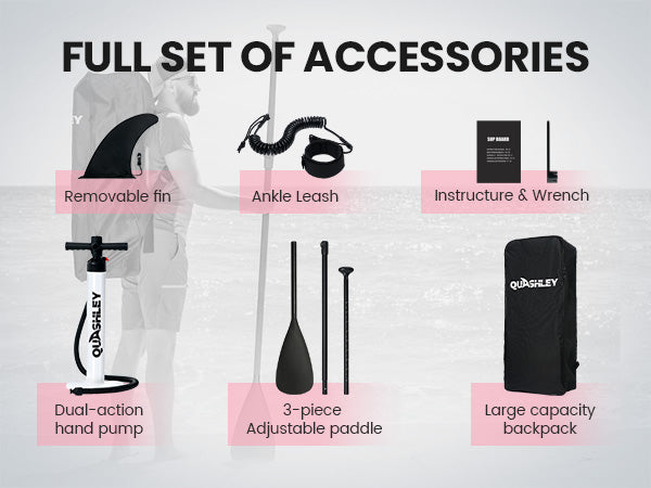 Inflatable Stand Up Paddle Boards 11'x32"x6"with Premium SUP Paddle Board Accessories, Wide Stable Design, Anti-Slip Comfort Deck for Water sports for Youth & Adults