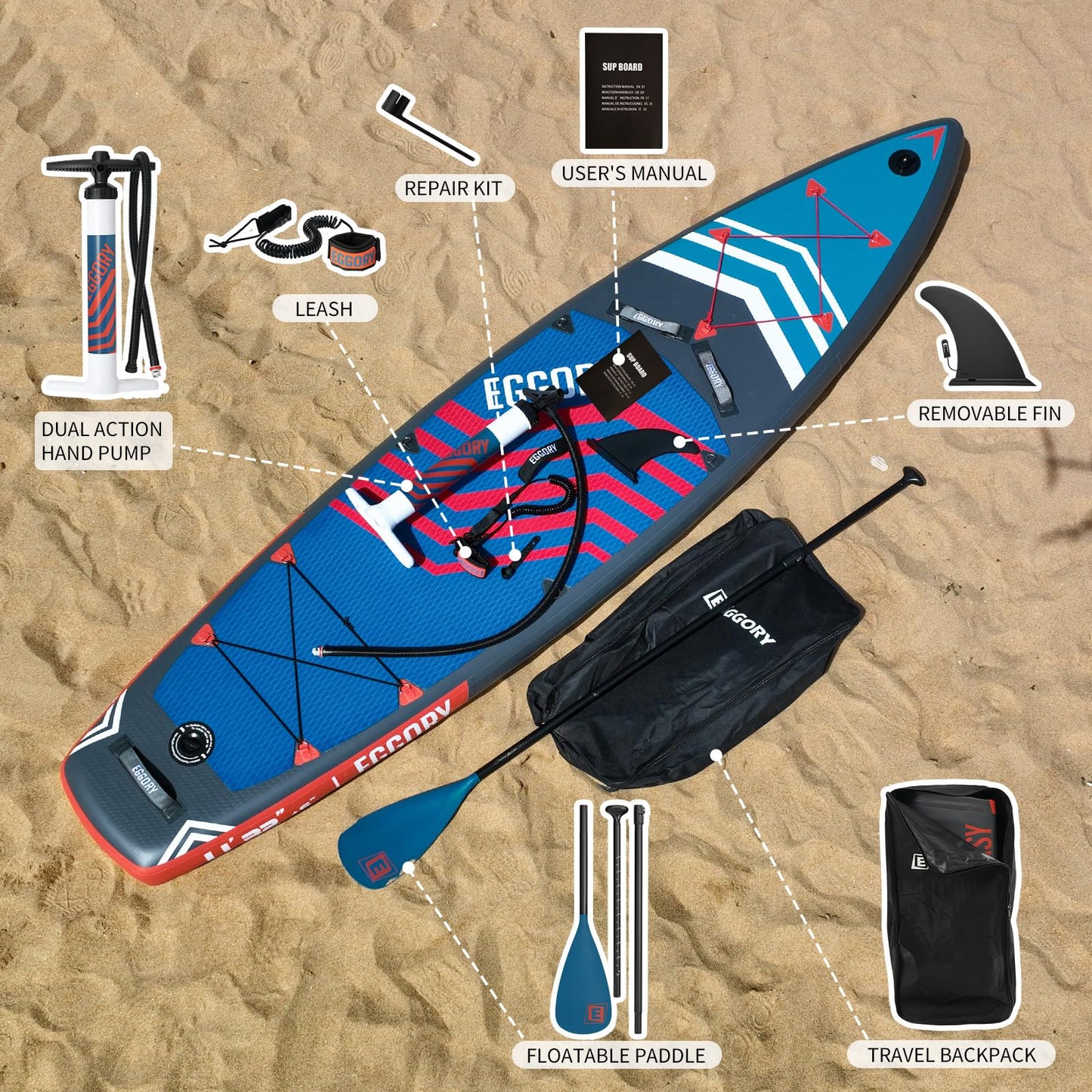 Inflatable Stand Up Paddle Boards 11' x 33'' x 6''with Premium SUP Paddle Board Accessories, Wide Stable Design, Anti-Slip Comfort Deck for Water sports for Youth & Adults