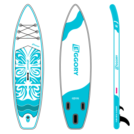 Inflatable Paddle Board,Stand Up Paddle Board Set, Extra Wide SUP Board with Removable Fin, Floating Paddle, Hand Pump, Waterproof Phone Pouch,Traveling Board